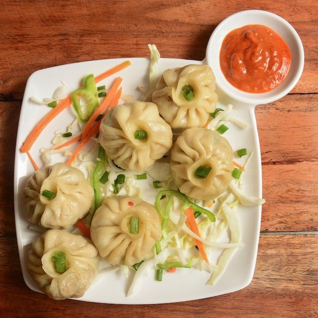 Veg Pan Momos Full